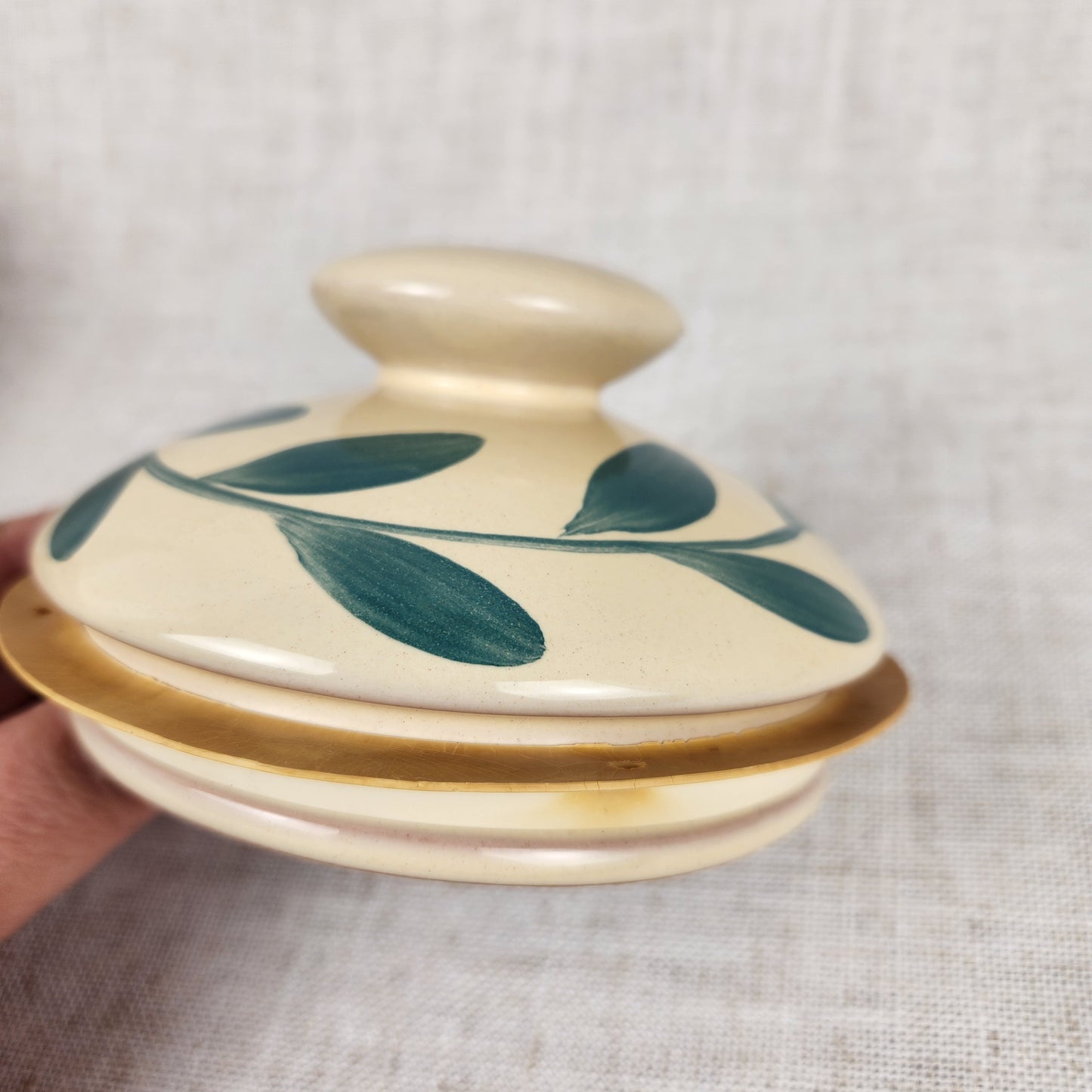 Studio Nova Portugal Country Fruit Lidded Crock Canister | Portuguese Pottery Kitchen Storage Jar