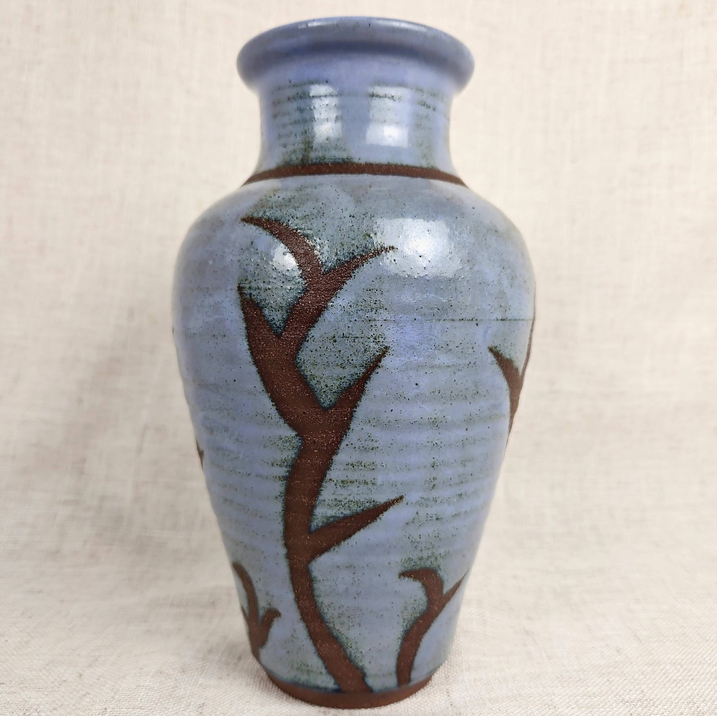 Breskin Studio Vase, 1981 | Hand-Thrown Ceramic with Earth-Toned Glaze | Collected Southwest Piece