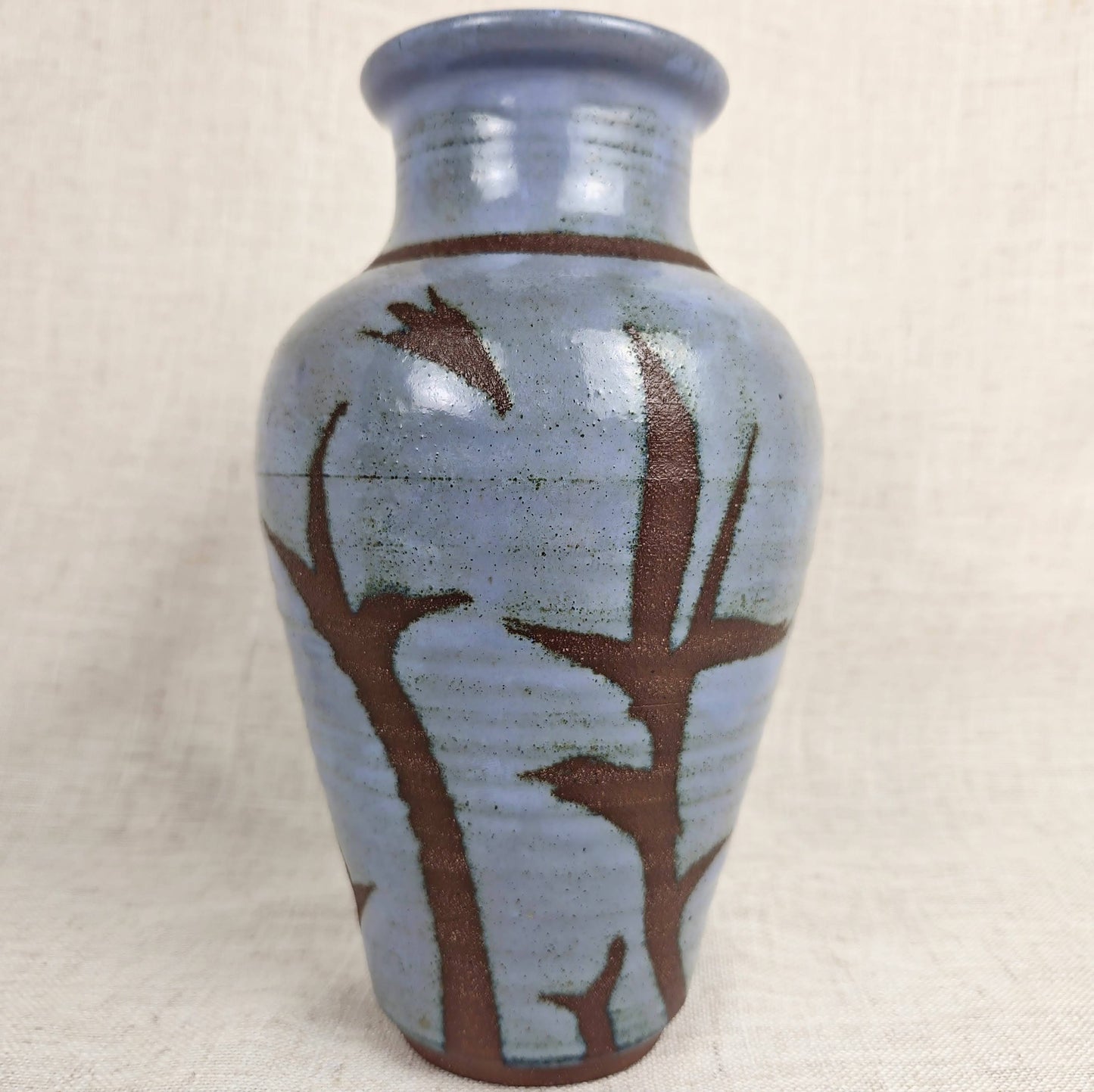 Breskin Studio Vase, 1981 | Hand-Thrown Ceramic with Earth-Toned Glaze | Collected Southwest Piece