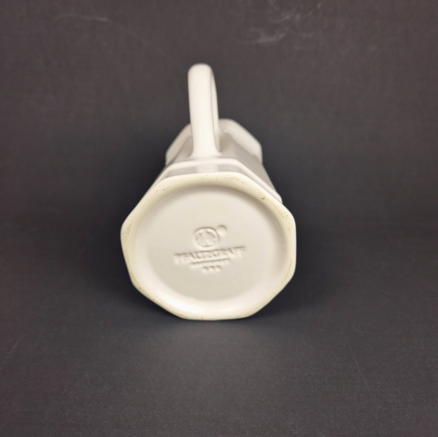 Vintage Pfaltzgraff Creamer Pitcher – Creamy White Stoneware – Ironstone Style Farmhouse Kitchen Accent