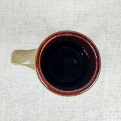 Vintage “Saddleback Oysters” Stoneware Mug | Rustic Coastal Crockery Vessel
