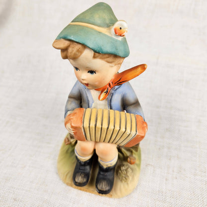 Erich Stauffer “Picnic Time” Boy & Girl Figurines | Vintage Japan Mid Century Pair