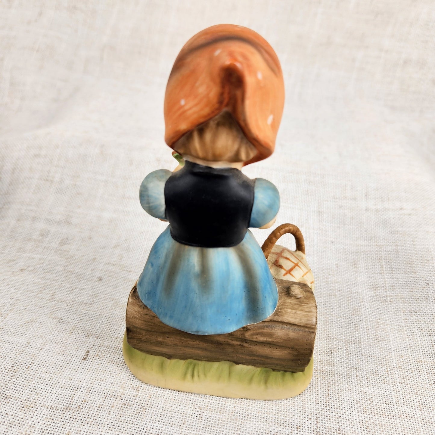 Erich Stauffer “Picnic Time” Boy & Girl Figurines | Vintage Japan Mid Century Pair