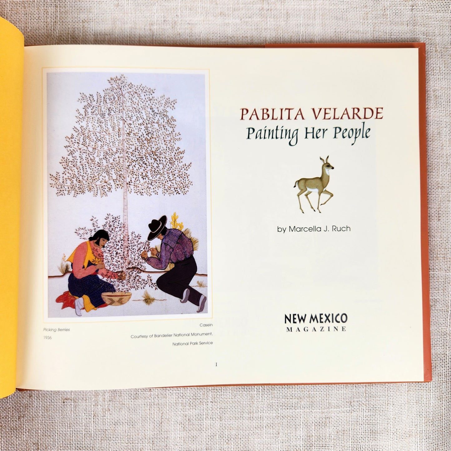Pablita Velarde Framed Southwest Art Print & Companion Book Set | Native American Art Decor Collection