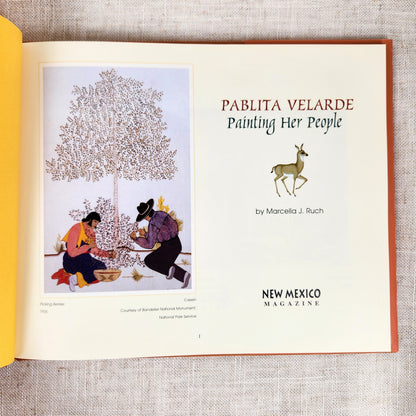 Pablita Velarde Framed Southwest Art Print & Companion Book Set | Native American Art Decor Collection