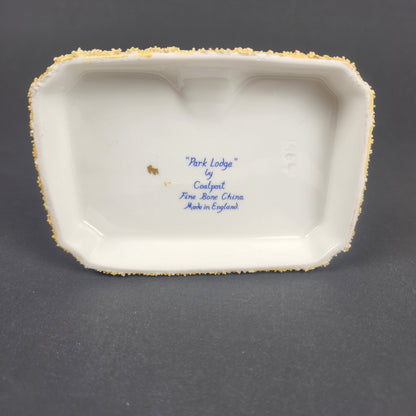 Vintage Coalport Park Lodge Bone China Cottage House Figurine | English Cottage Miniature