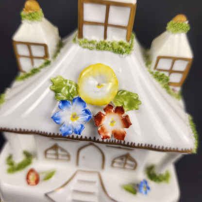 Vintage Coalport Park Lodge Bone China Cottage House Figurine | English Cottage Miniature