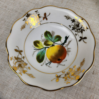 Vintage Fruit Dessert Bowl Set with 9 Berry Bowls, Cottage Style Dessert Set