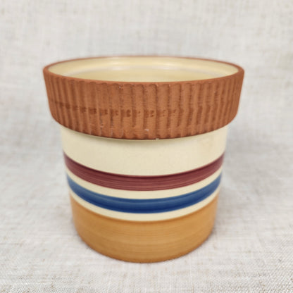 Studio Nova Portugal Country Fruit Lidded Crock Canister | Portuguese Pottery Kitchen Storage Jar