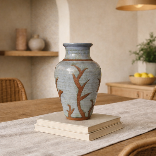 Breskin Studio Vase, 1981 | Hand-Thrown Ceramic with Earth-Toned Glaze | Collected Southwest Piece
